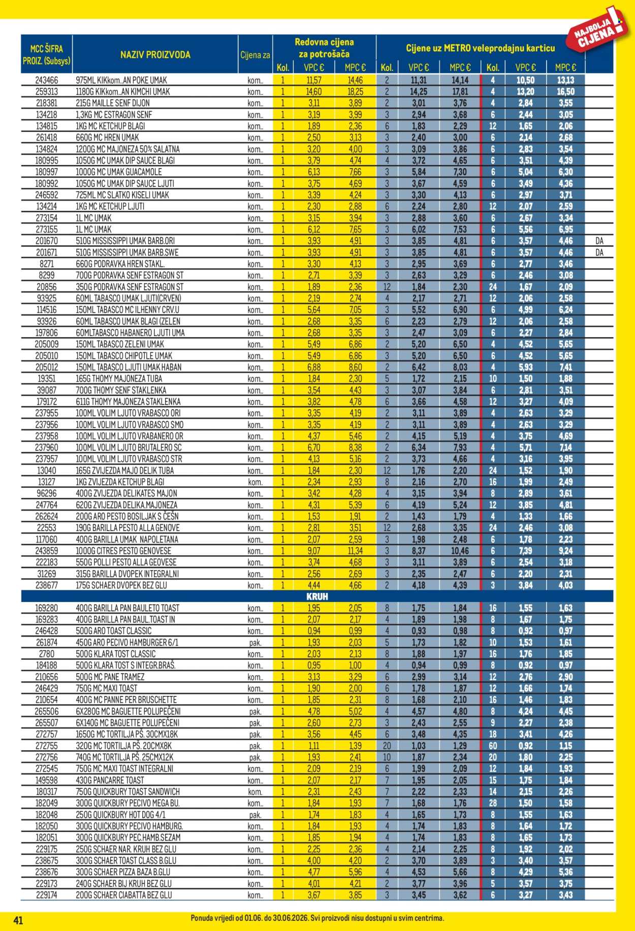 Metro katalog - 01.06.2026. - 30.06.2026. Stranica 41
