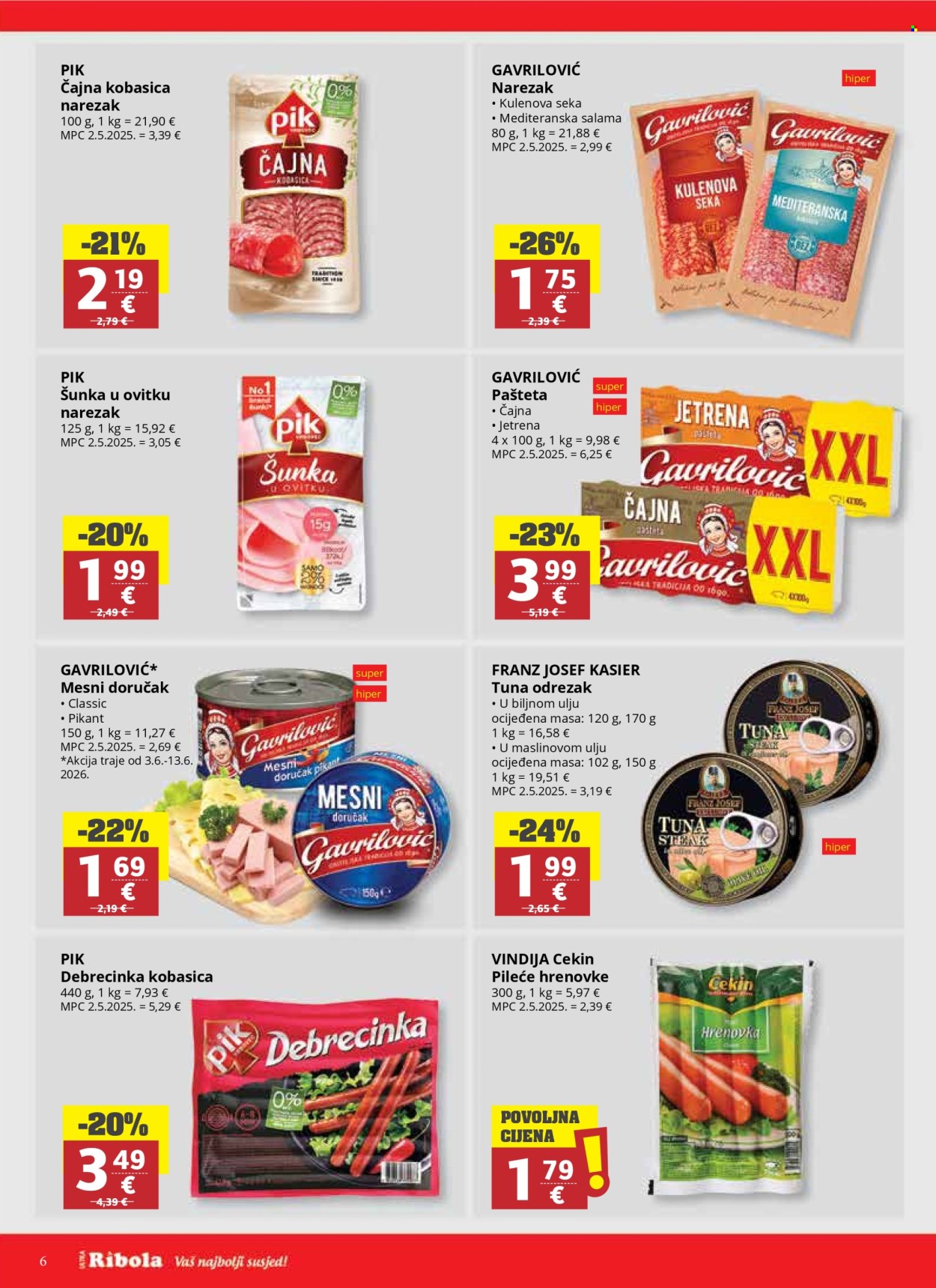 Ribola katalog - 03.06.2026. - 09.06.2026. Stranica 6