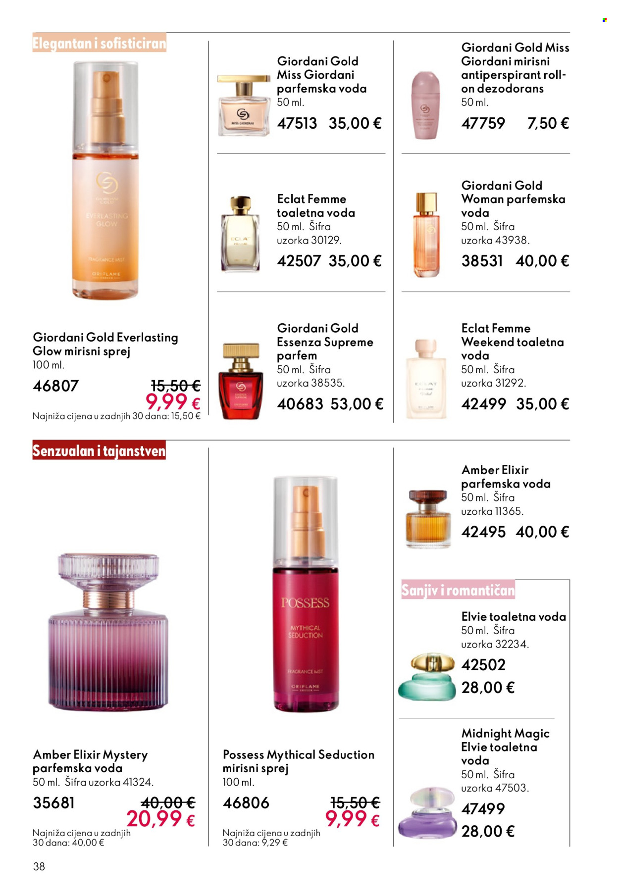 Leták Oriflame - 3.6.2026 - 23.6.2026. Strana 38