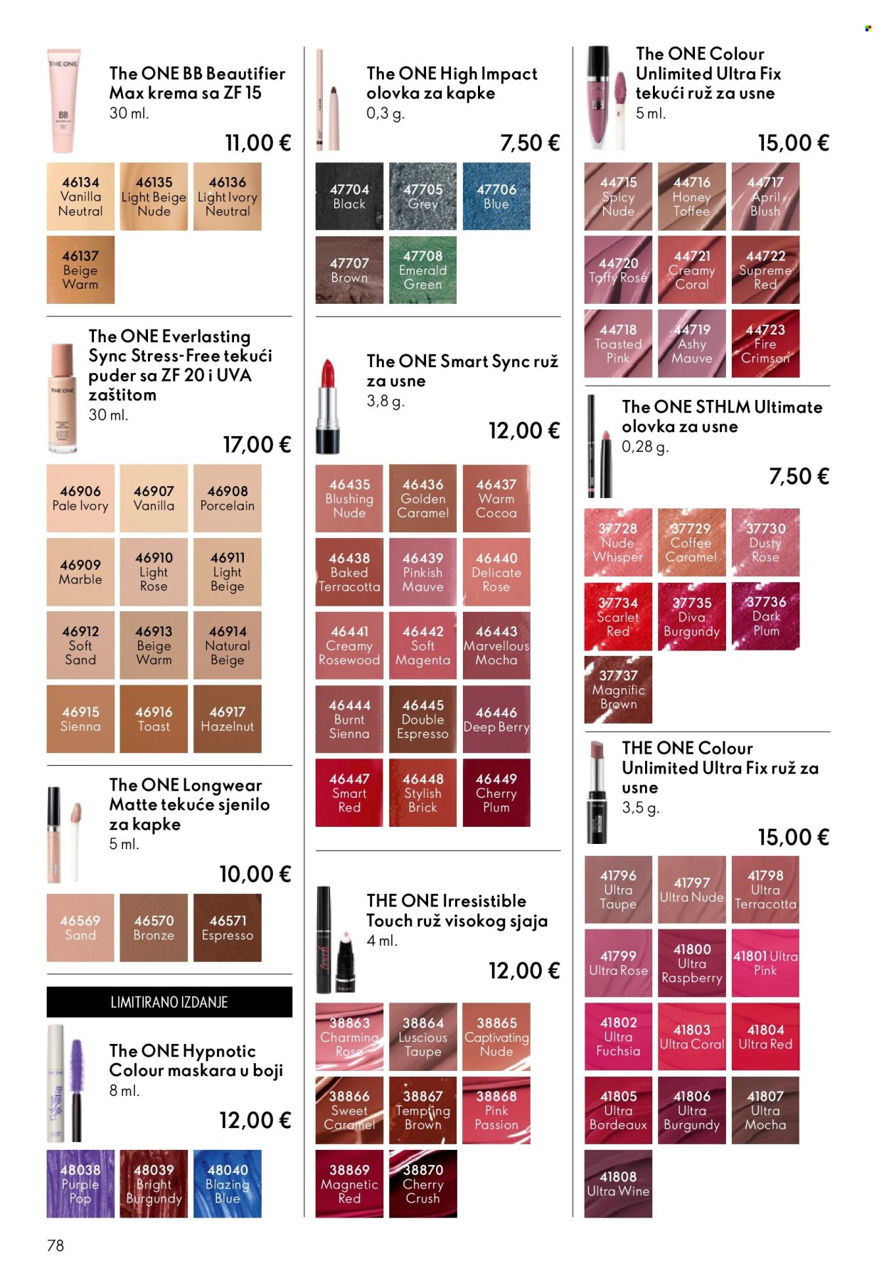 Leták Oriflame - 3.6.2026 - 23.6.2026. Strana 78