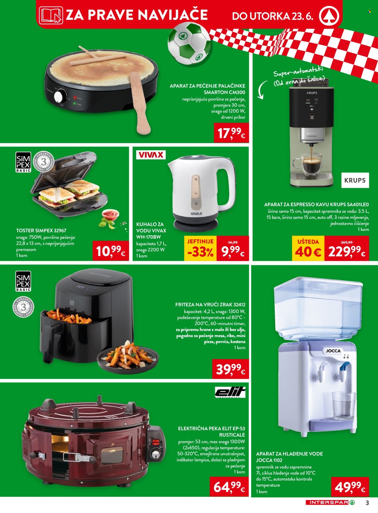 INTERSPAR katalog - 08.06.2026. - 23.06.2026. Stranica 9