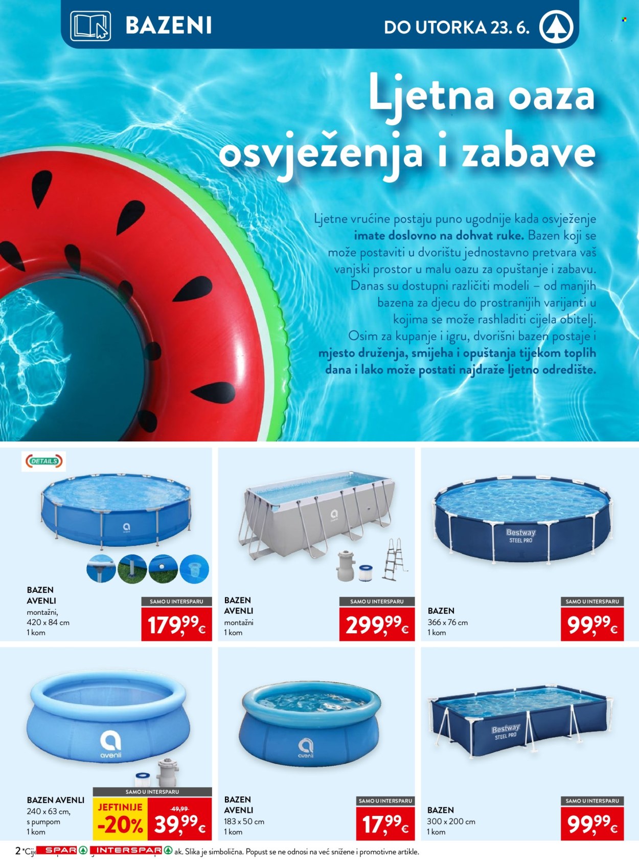 INTERSPAR katalog - 10.06.2026. - 16.06.2026. Stranica 35