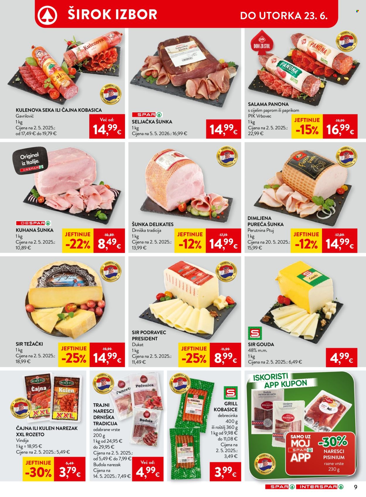 INTERSPAR katalog - 17.06.2026. - 23.06.2026. Stranica 14