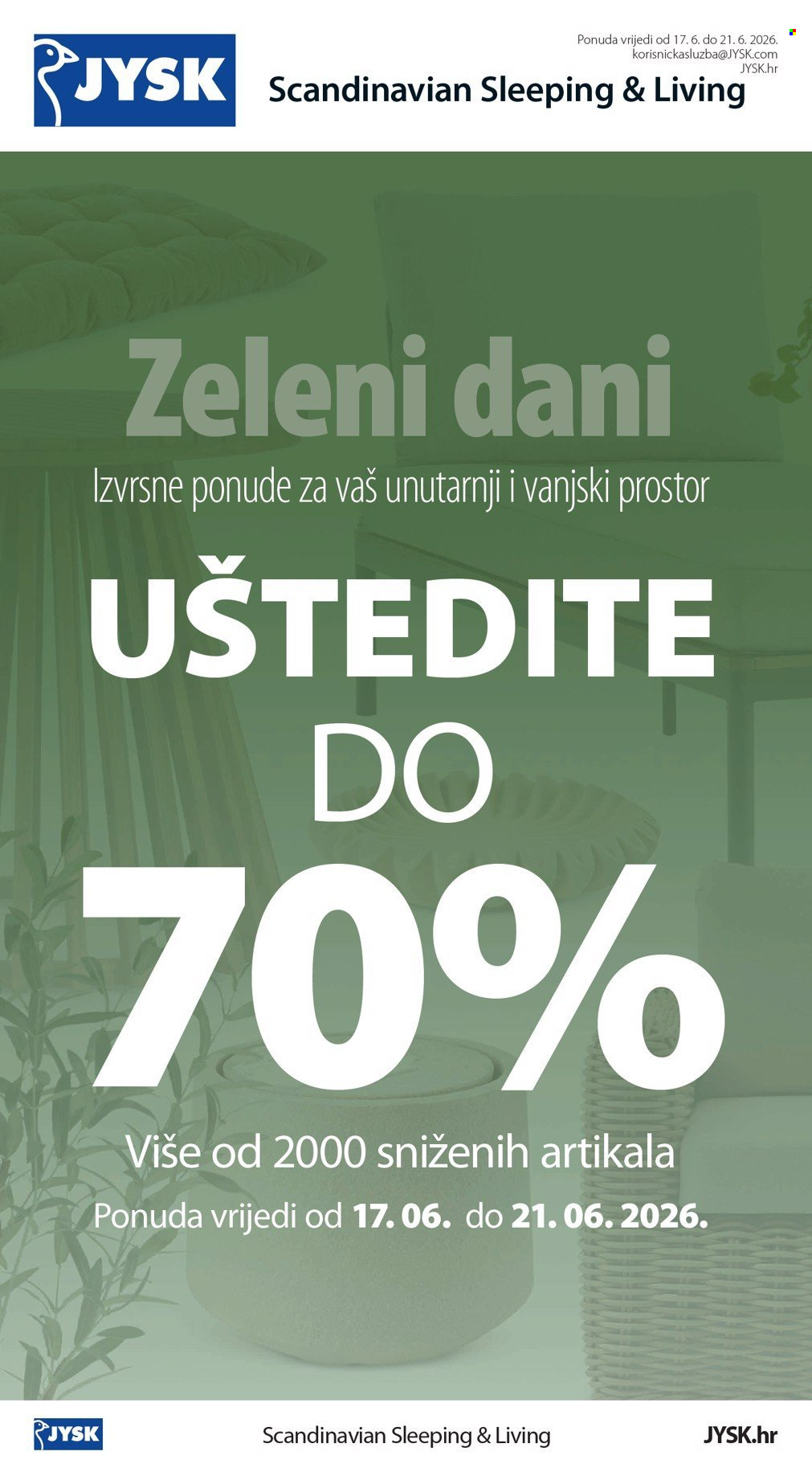 JYSK katalog - 17.06.2026. - 21.06.2026. Stranica 2