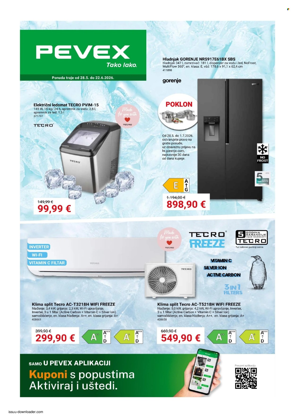 Pevex katalog - 28.05.2026. - 22.06.2026. Stranica 1