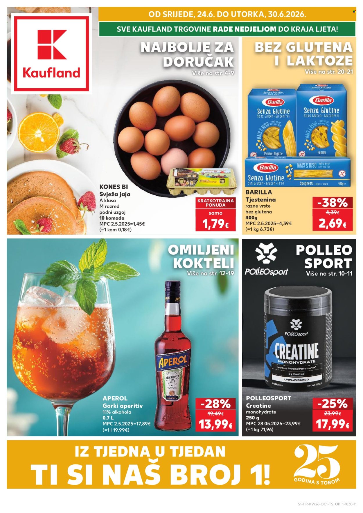 Kaufland katalog - 24.06.2026. - 30.06.2026. Stranica 1