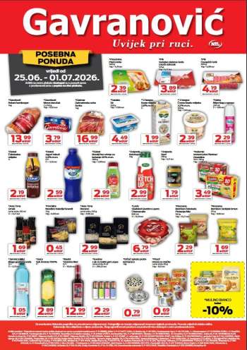 Gavranović katalog - 25.06.2026. - 01.07.2026.