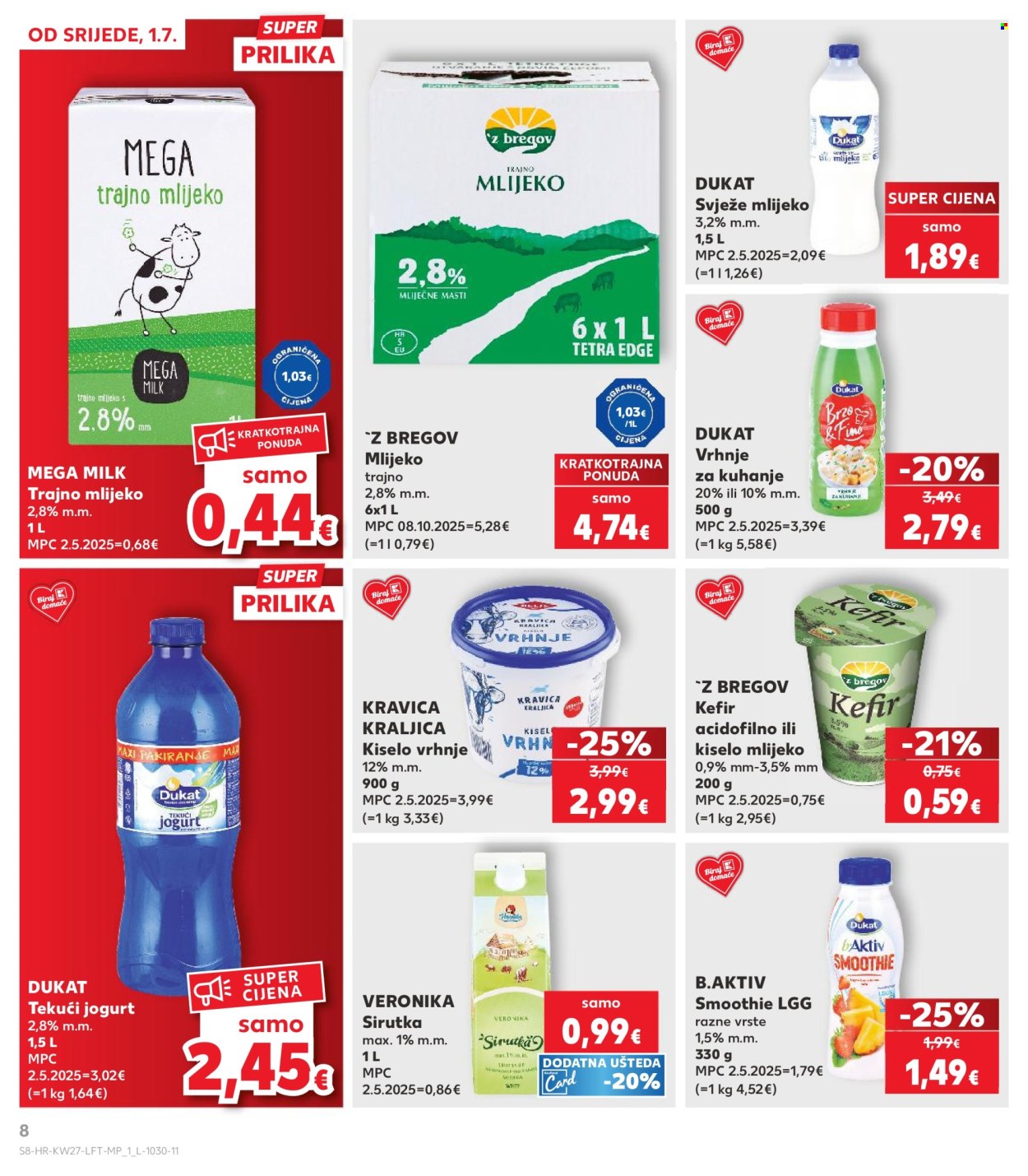 Kaufland katalog - 01.07.2026. - 07.07.2026. Stranica 8