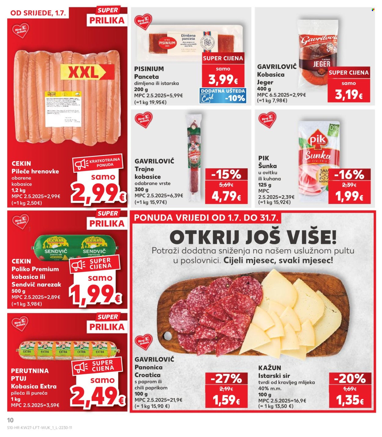 Kaufland katalog - 01.07.2026. - 07.07.2026. Stranica 10