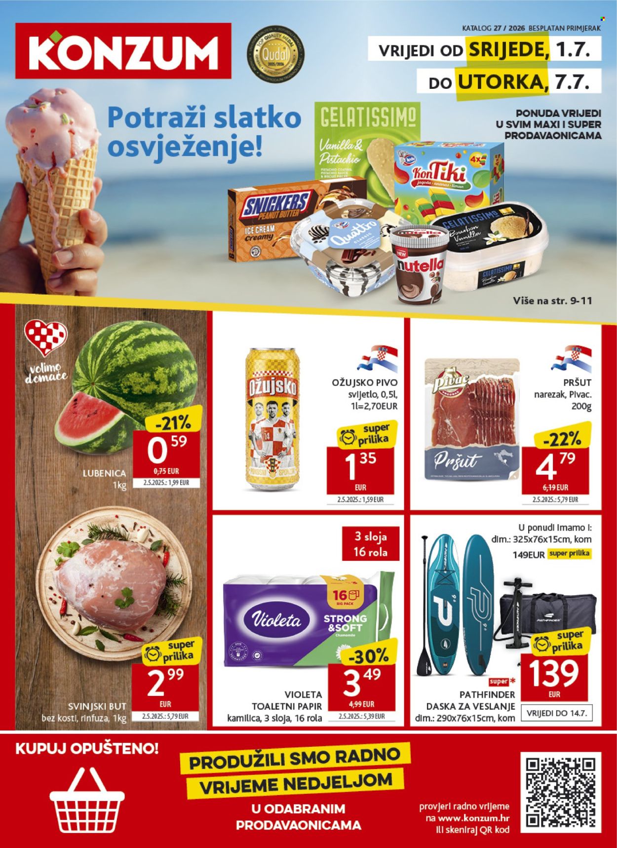 Konzum katalog - 01.07.2026. - 07.07.2026. Stranica 1