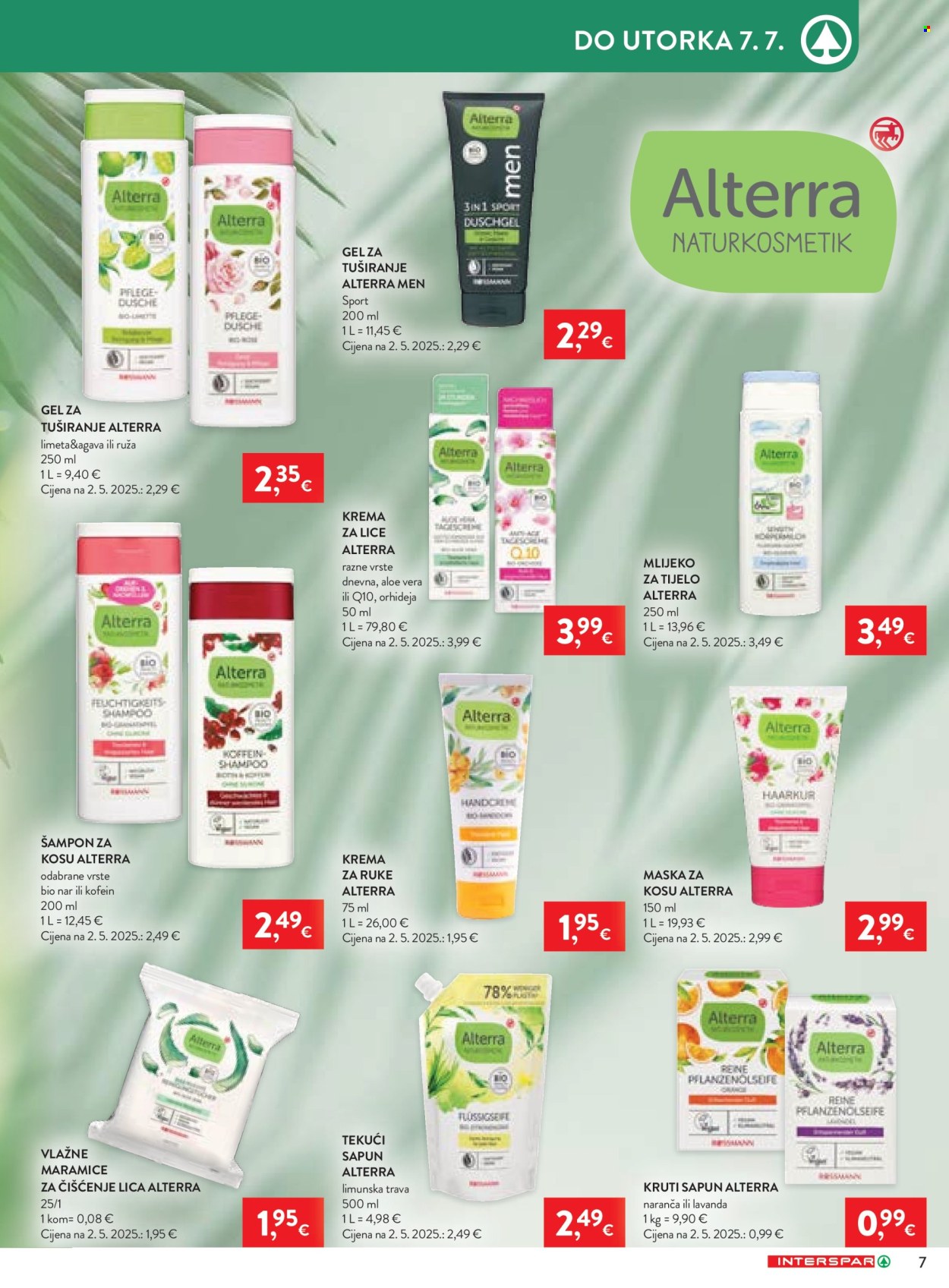 INTERSPAR katalog - 01.07.2026. - 14.07.2026. Stranica 7