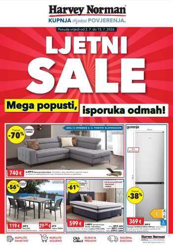 Harvey Norman katalog - 02.07.2026. - 15.07.2026.