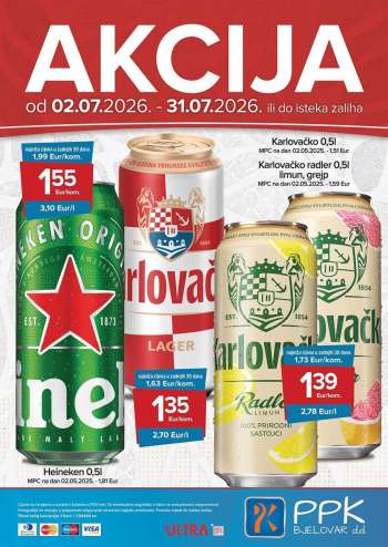 PPK Bjelovar katalog - 02.07.2026. - 31.07.2026.