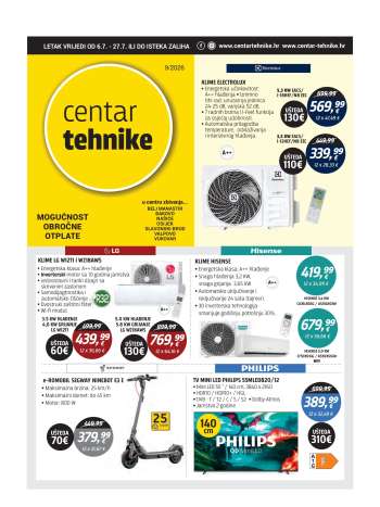 Centar Tehnike katalog - 06.07.2026. - 27.07.2026.