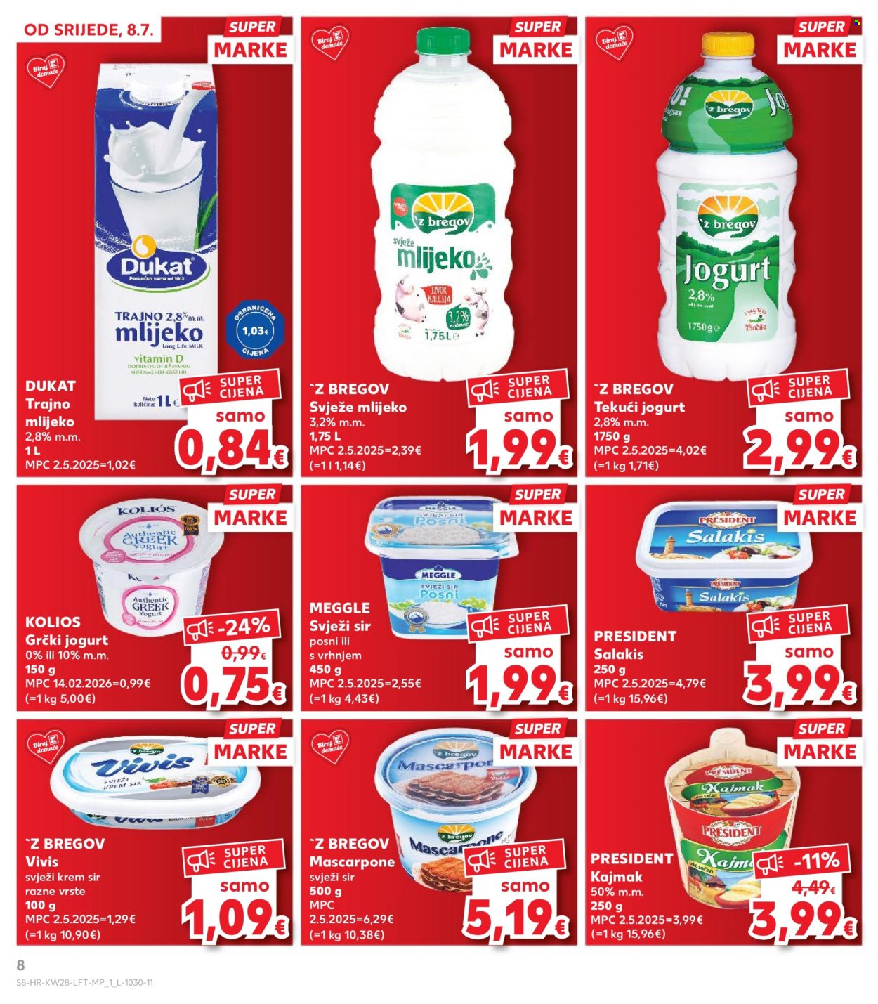 Kaufland katalog - 08.07.2026. - 14.07.2026. Stranica 8