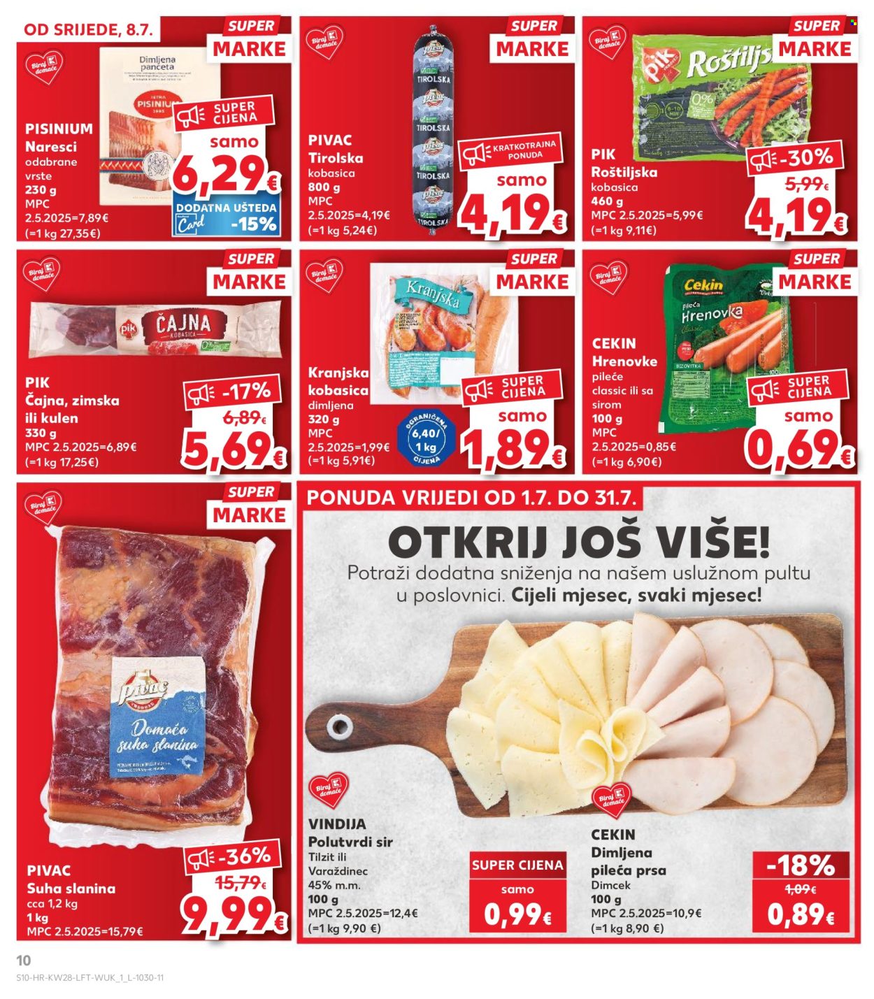 Kaufland katalog - 08.07.2026. - 14.07.2026. Stranica 10
