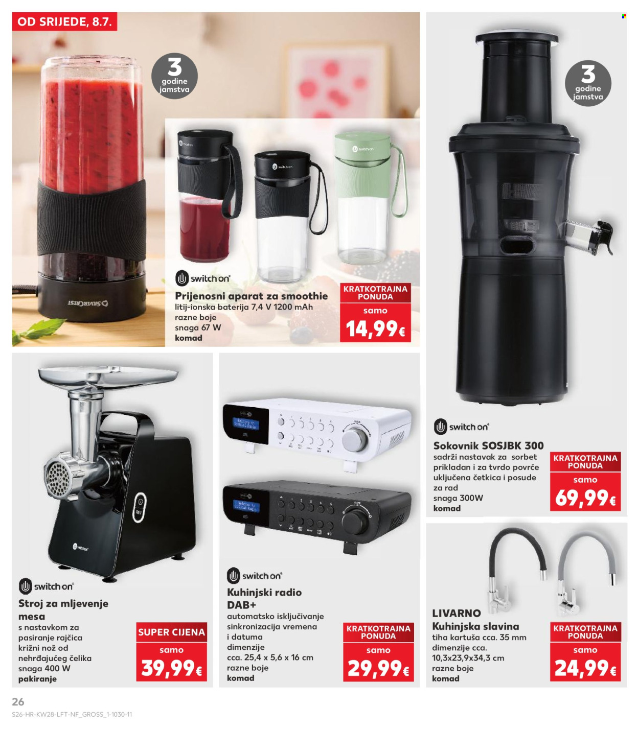 Kaufland katalog - 08.07.2026. - 14.07.2026. Stranica 26