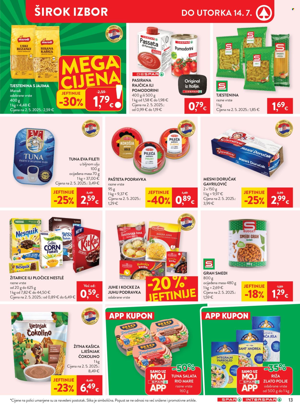 INTERSPAR katalog - 08.07.2026. - 14.07.2026. Stranica 25