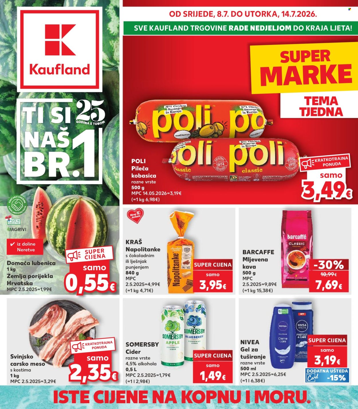 Kaufland katalog - 08.07.2026. - 14.07.2026. Stranica 1