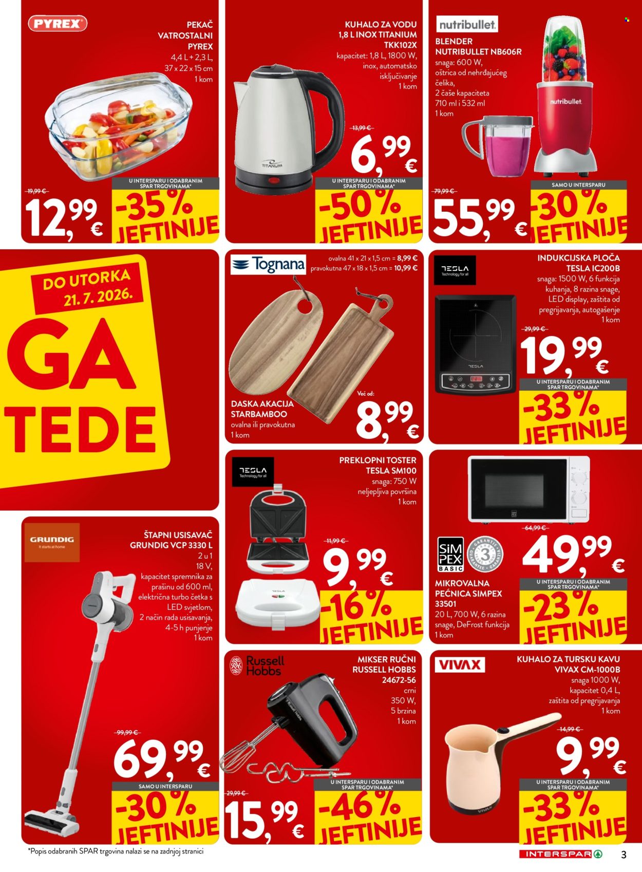 INTERSPAR katalog - 08.07.2026. - 14.07.2026. Stranica 3