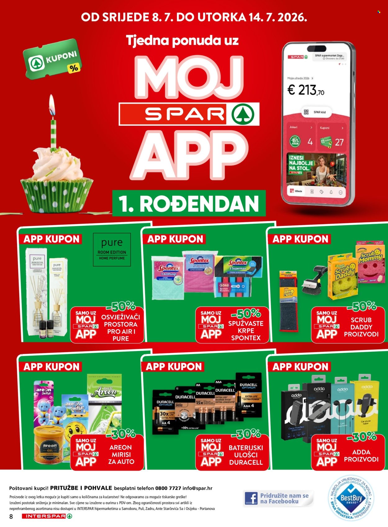 INTERSPAR katalog - 08.07.2026. - 14.07.2026. Stranica 8