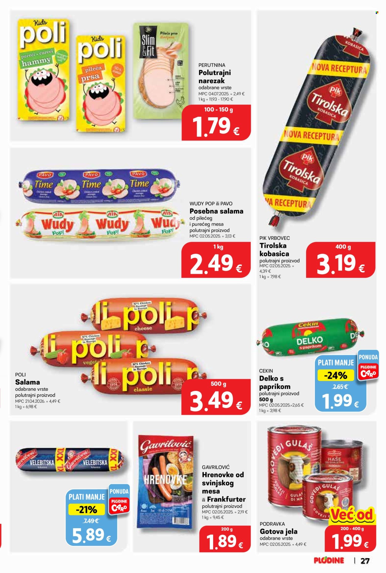 Plodine katalog - 15.07.2026. - 21.07.2026. Stranica 27