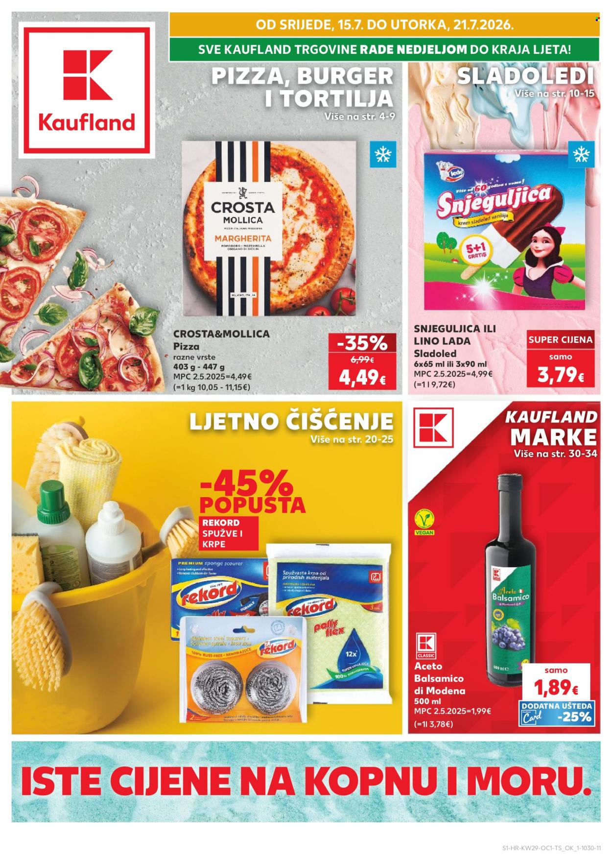Kaufland katalog - 15.07.2026. - 21.07.2026. Stranica 1