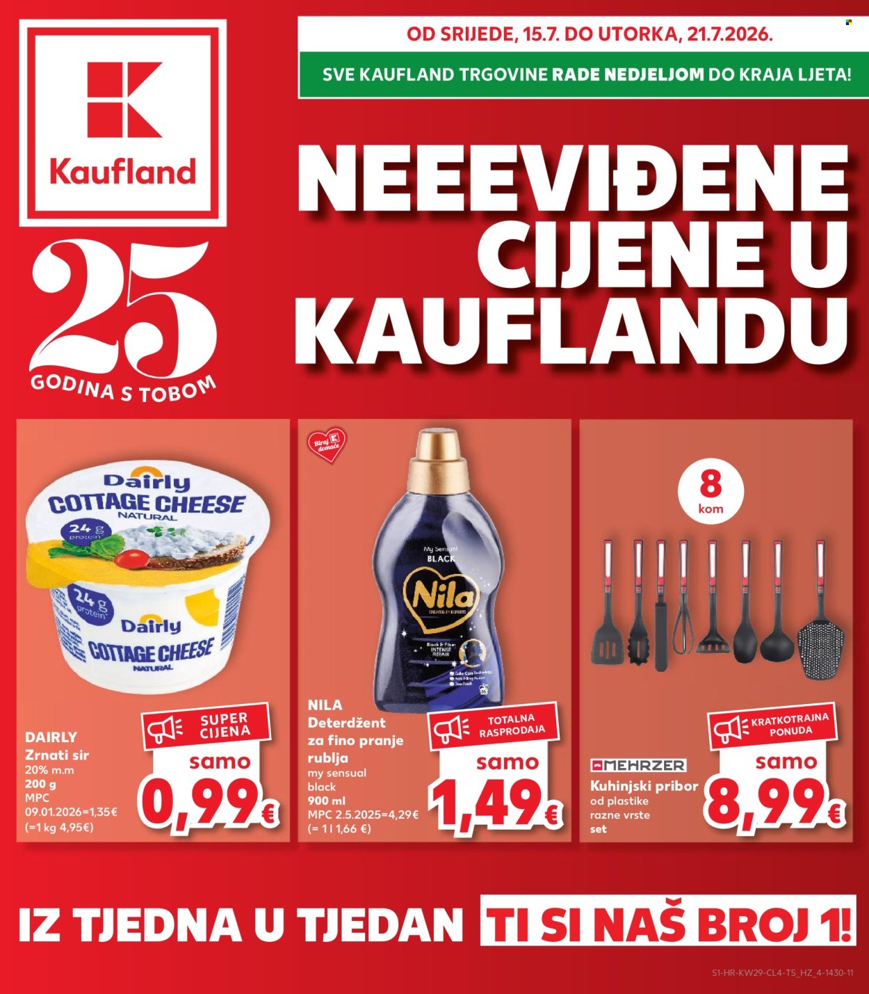 Kaufland katalog - 15.07.2026. - 21.07.2026. Stranica 1
