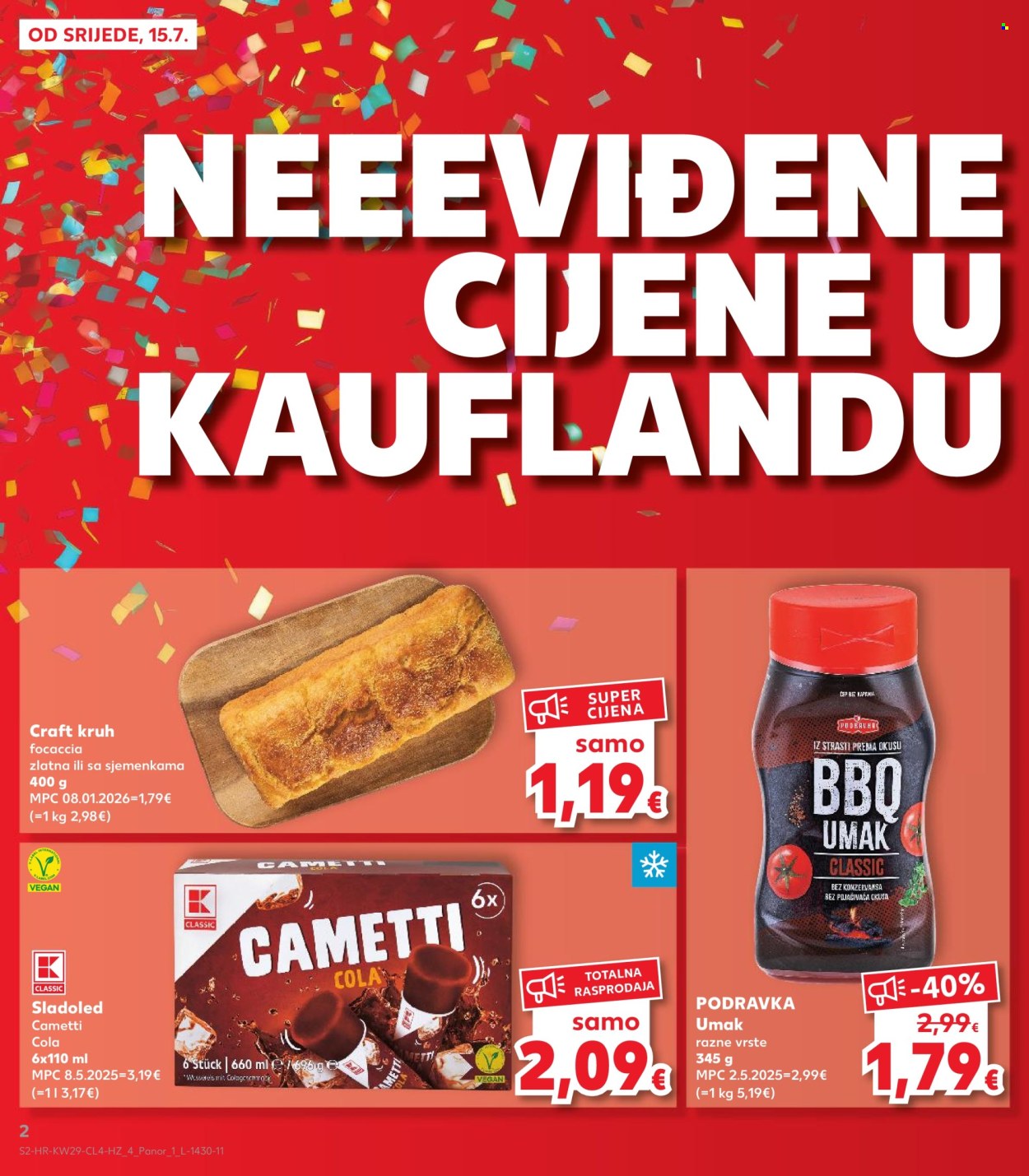 Kaufland katalog - 15.07.2026. - 21.07.2026. Stranica 2