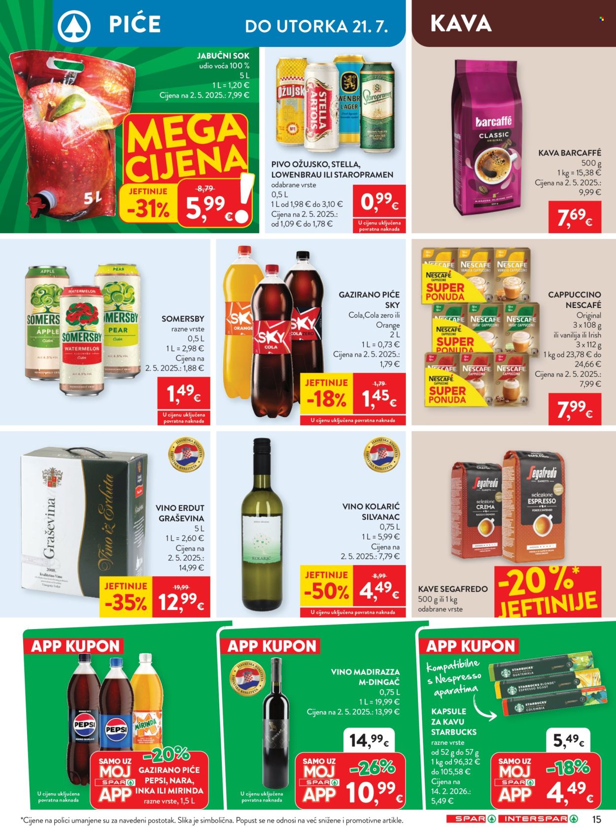 SPAR katalog - 15.07.2026. - 21.07.2026. Stranica 21