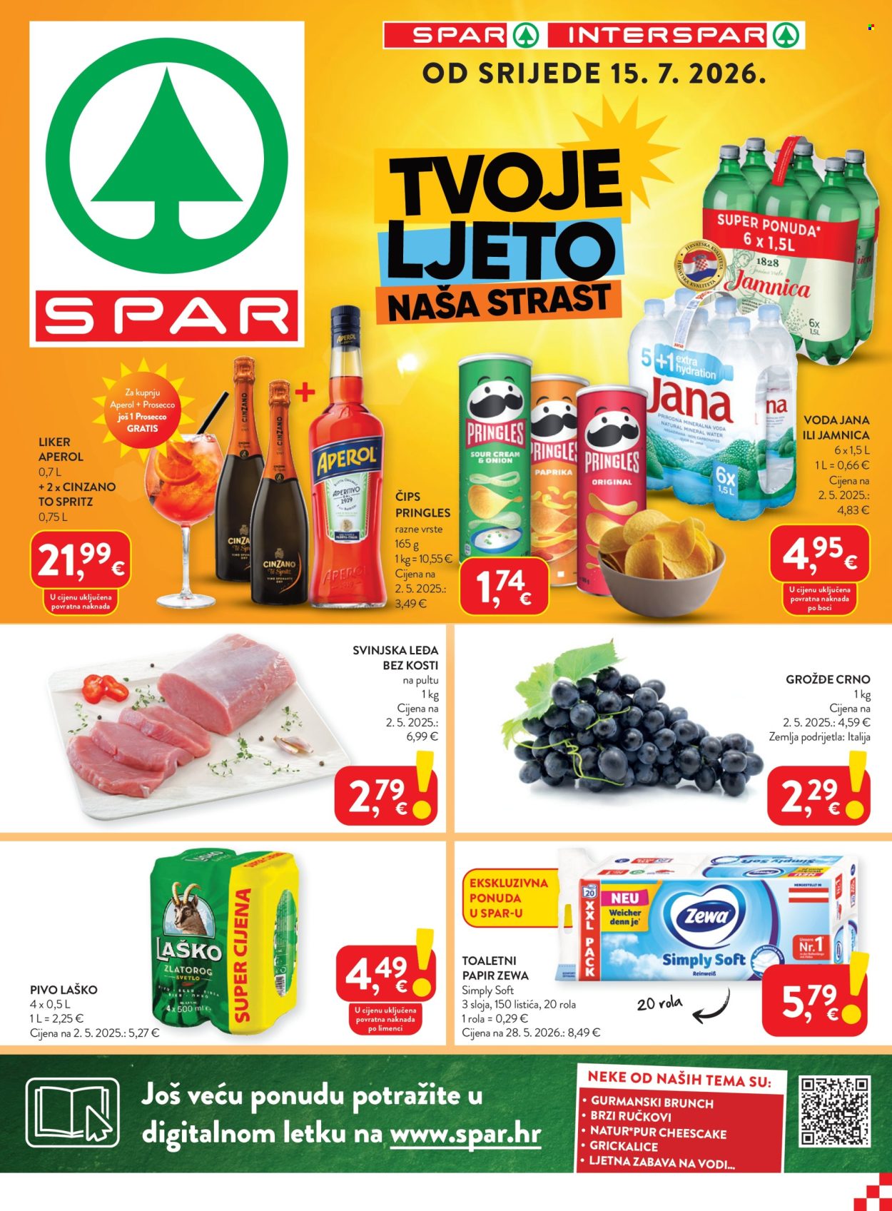 INTERSPAR katalog - 15.07.2026. - 21.07.2026. Stranica 1