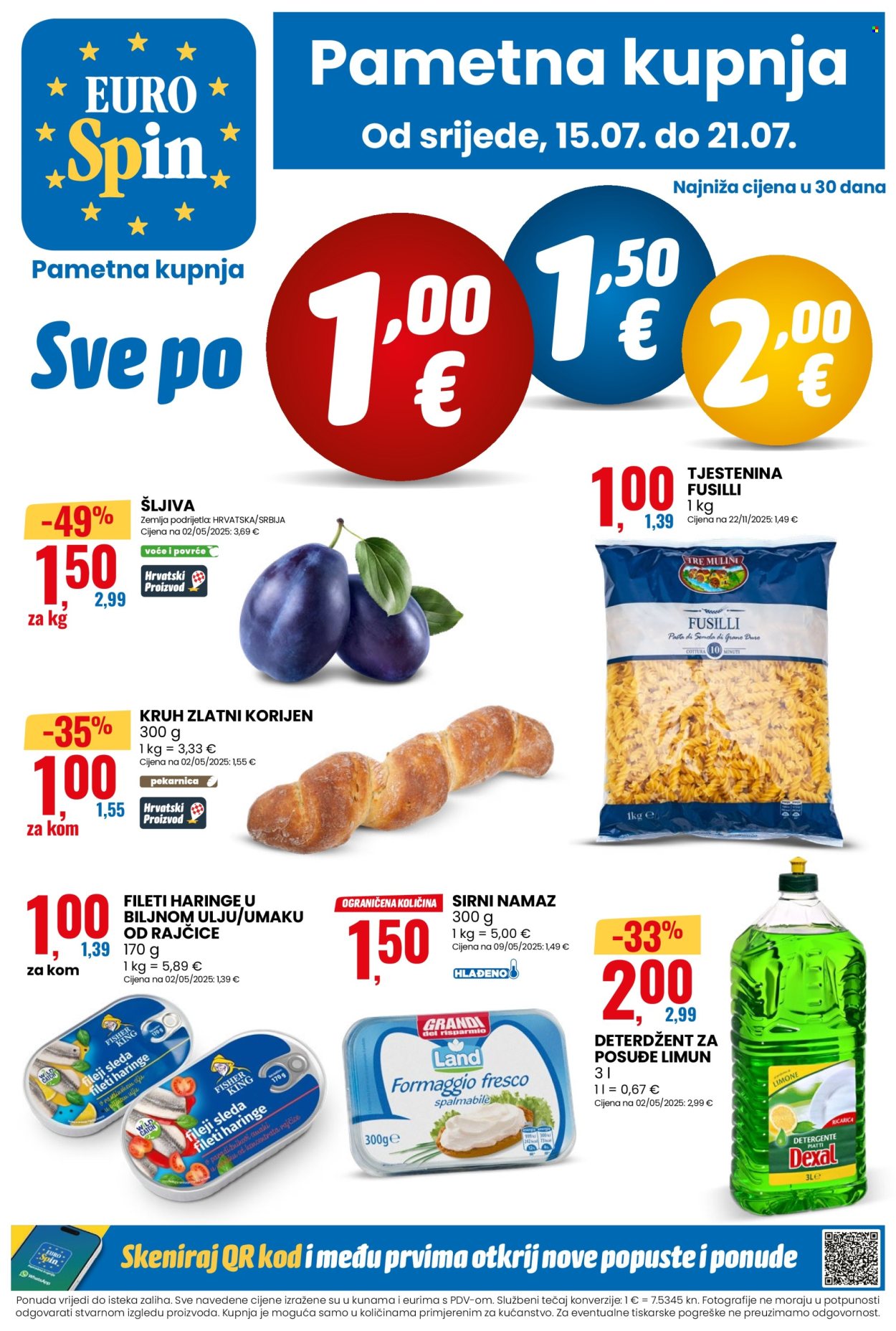 Eurospin katalog - 15.07.2026. - 21.07.2026. Stranica 1