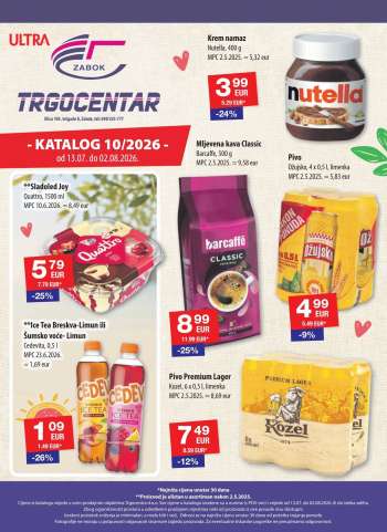 Trgocentar katalog - 13.07.2026. - 02.08.2026.