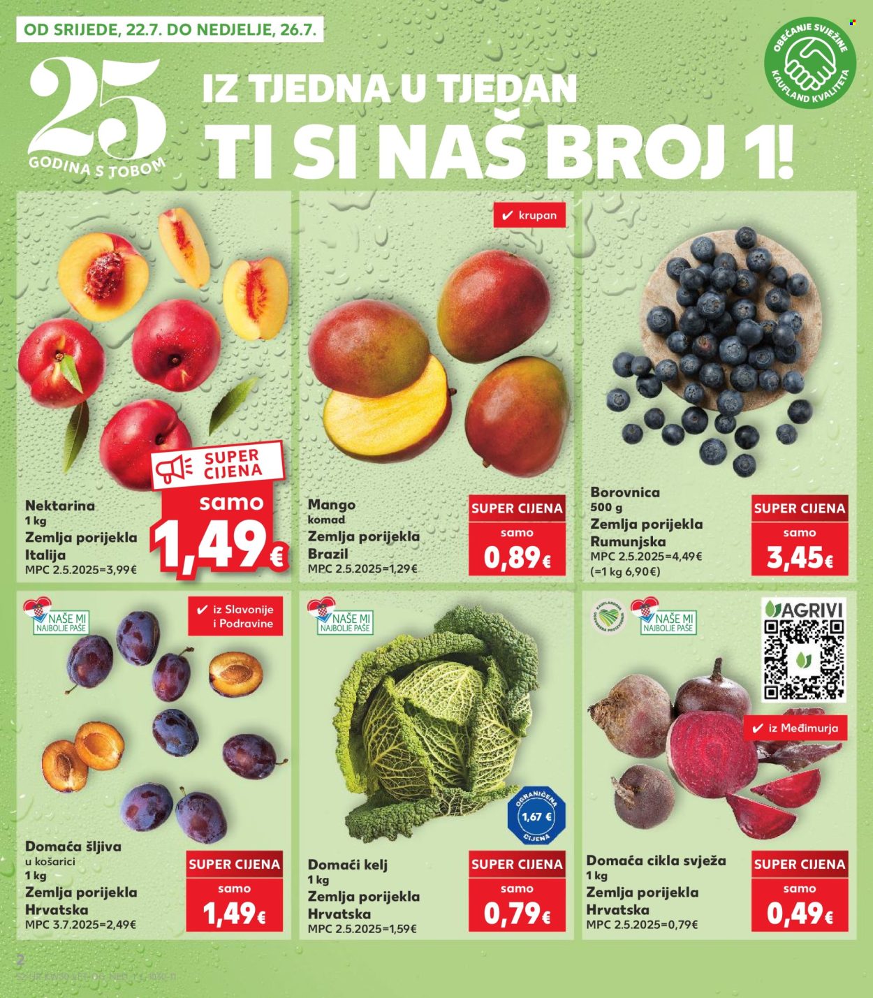 Kaufland katalog - 22.07.2026. - 28.07.2026. Stranica 2