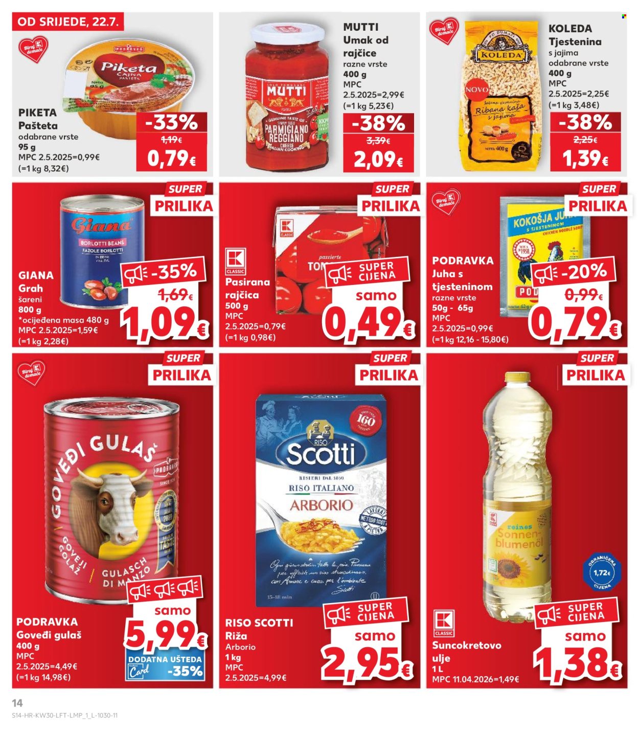 Kaufland katalog - 22.07.2026. - 28.07.2026. Stranica 14