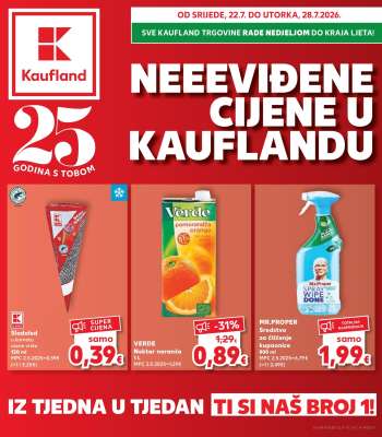 Kaufland katalog - 22.07.2026. - 28.07.2026.