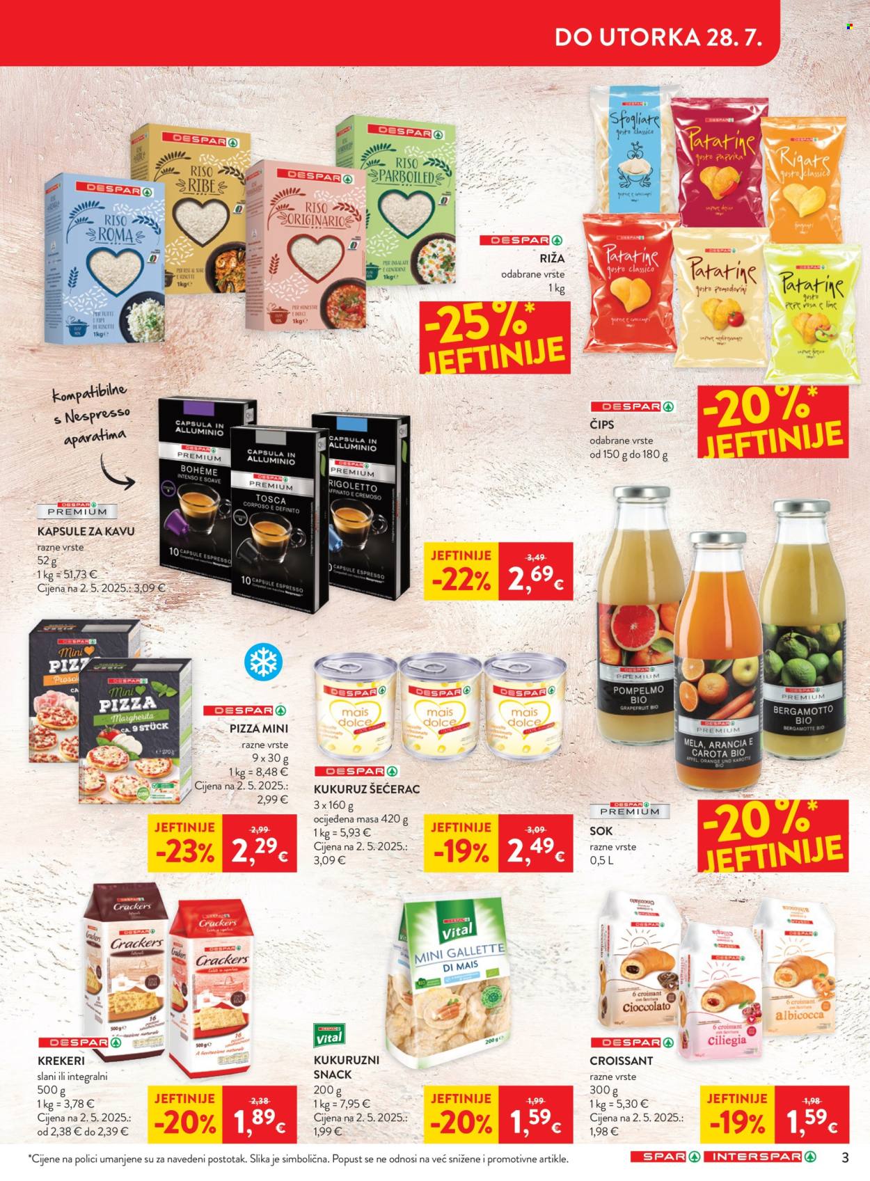 INTERSPAR katalog - 22.07.2026. - 28.07.2026. Stranica 3