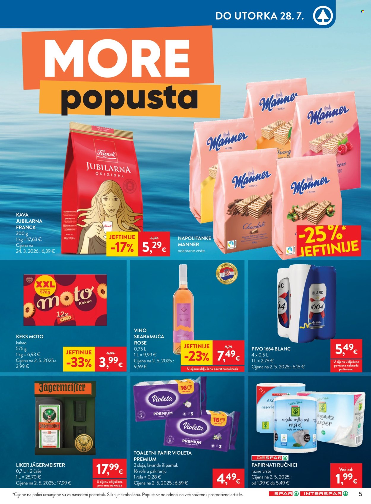 INTERSPAR katalog - 22.07.2026. - 28.07.2026. Stranica 7