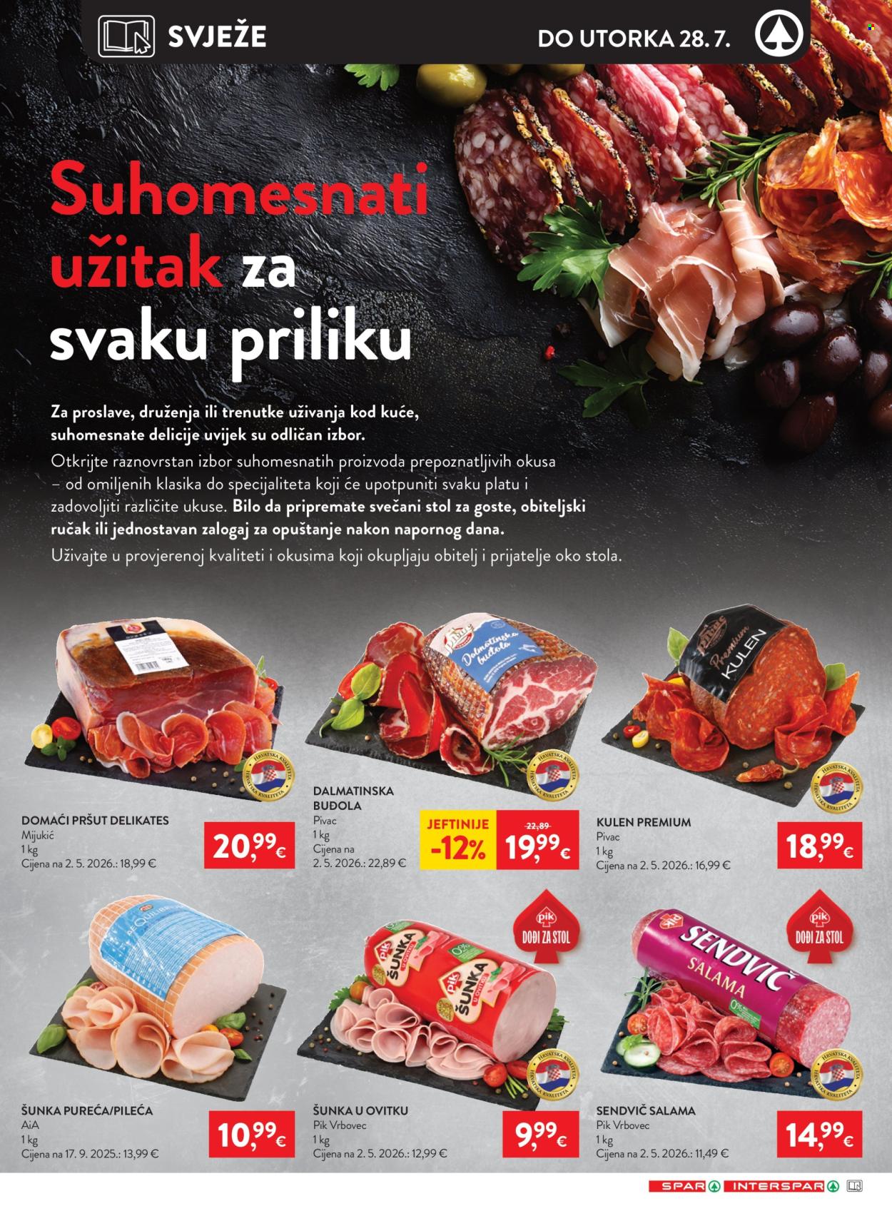 INTERSPAR katalog - 22.07.2026. - 28.07.2026. Stranica 12