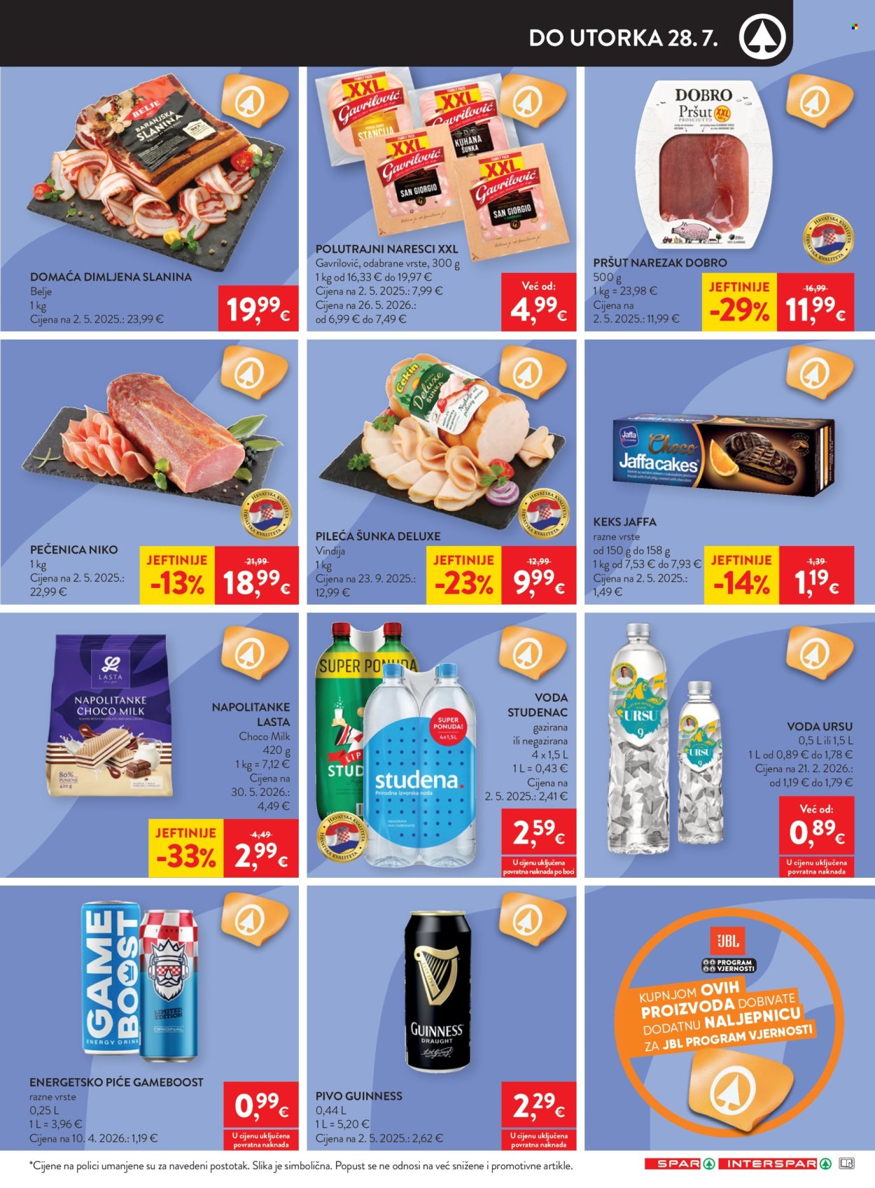 INTERSPAR katalog - 22.07.2026. - 28.07.2026. Stranica 19