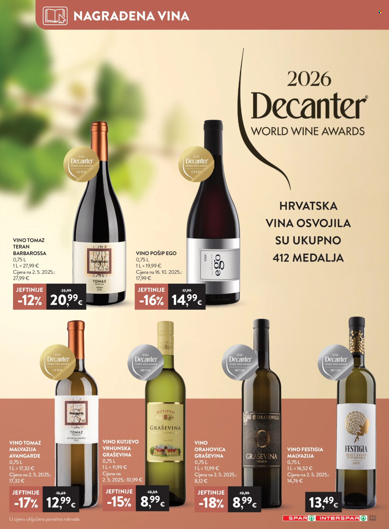 INTERSPAR katalog - 22.07.2026. - 28.07.2026. Stranica 26