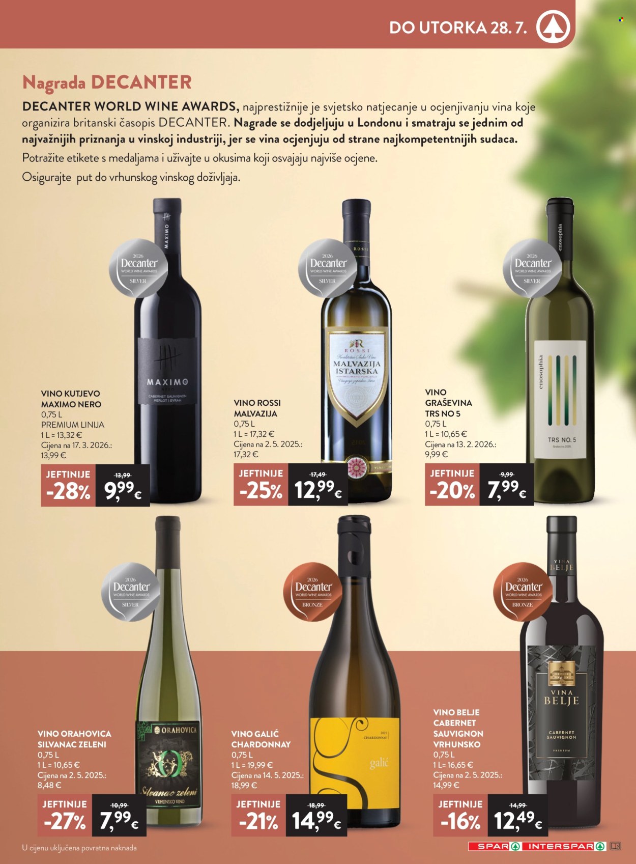 INTERSPAR katalog - 22.07.2026. - 28.07.2026. Stranica 27