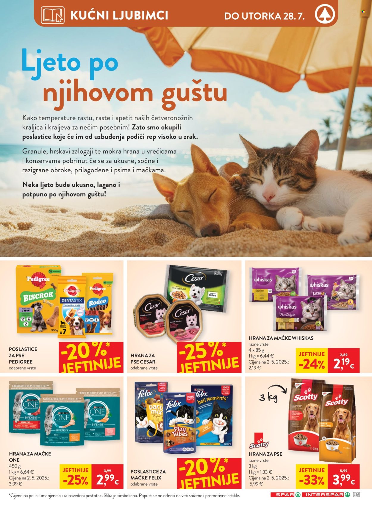 INTERSPAR katalog - 22.07.2026. - 28.07.2026. Stranica 33