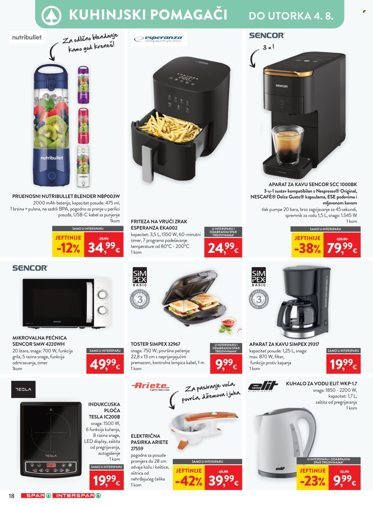 SPAR katalog - 22.07.2026. - 28.07.2026. Stranica 34