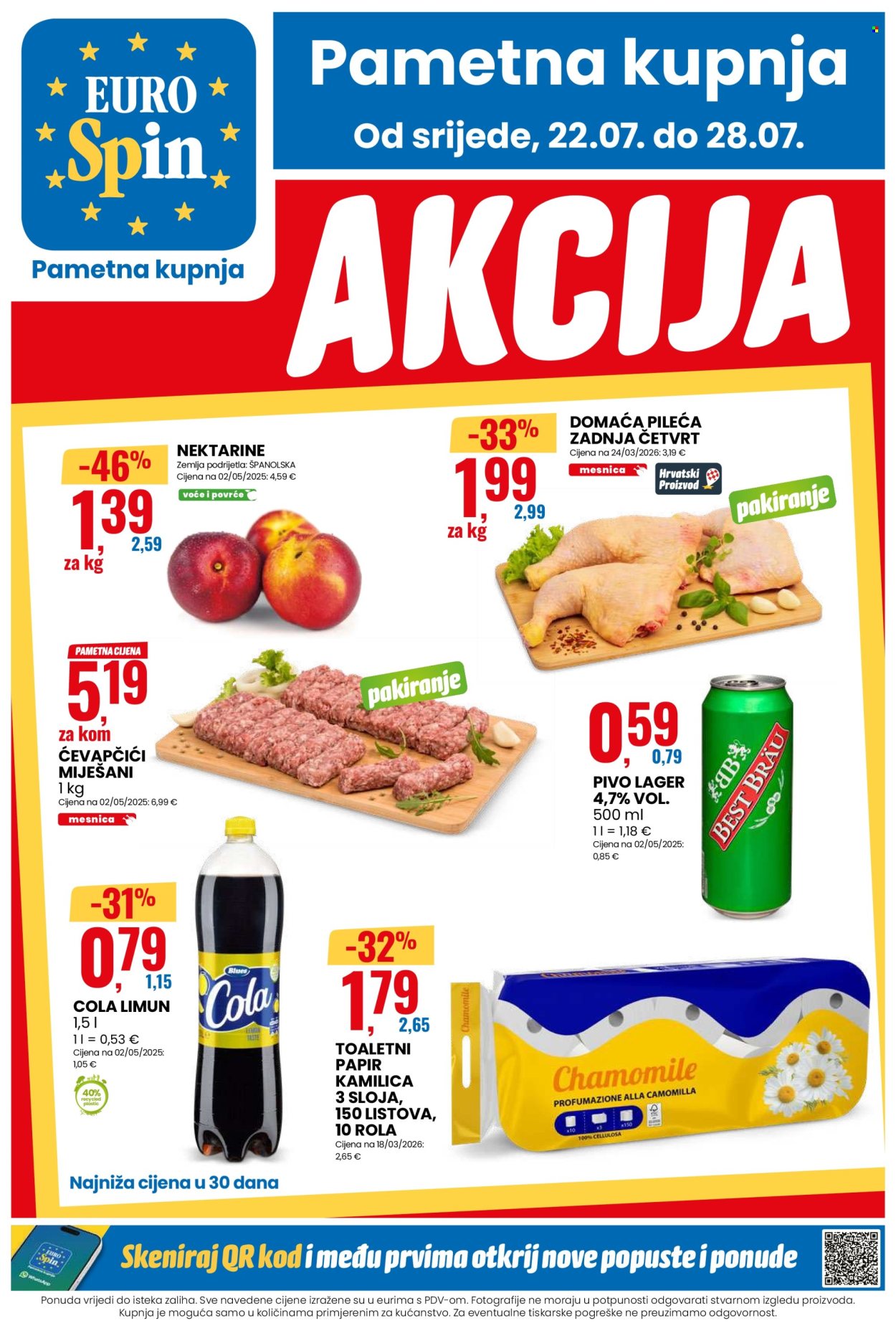 Eurospin katalog - 22.07.2026. - 28.07.2026. Stranica 1