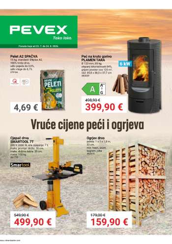 Pevex katalog - 23.07.2026. - 24.08.2026.