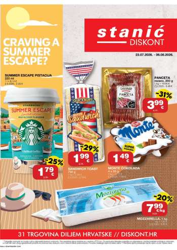 Stanić Diskont katalog - 23.07.2026. - 06.08.2026.
