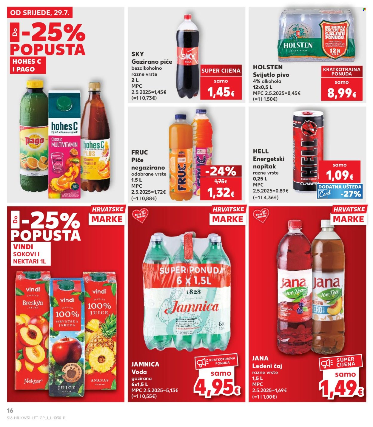 Kaufland katalog - 29.07.2026. - 05.08.2026. Stranica 16
