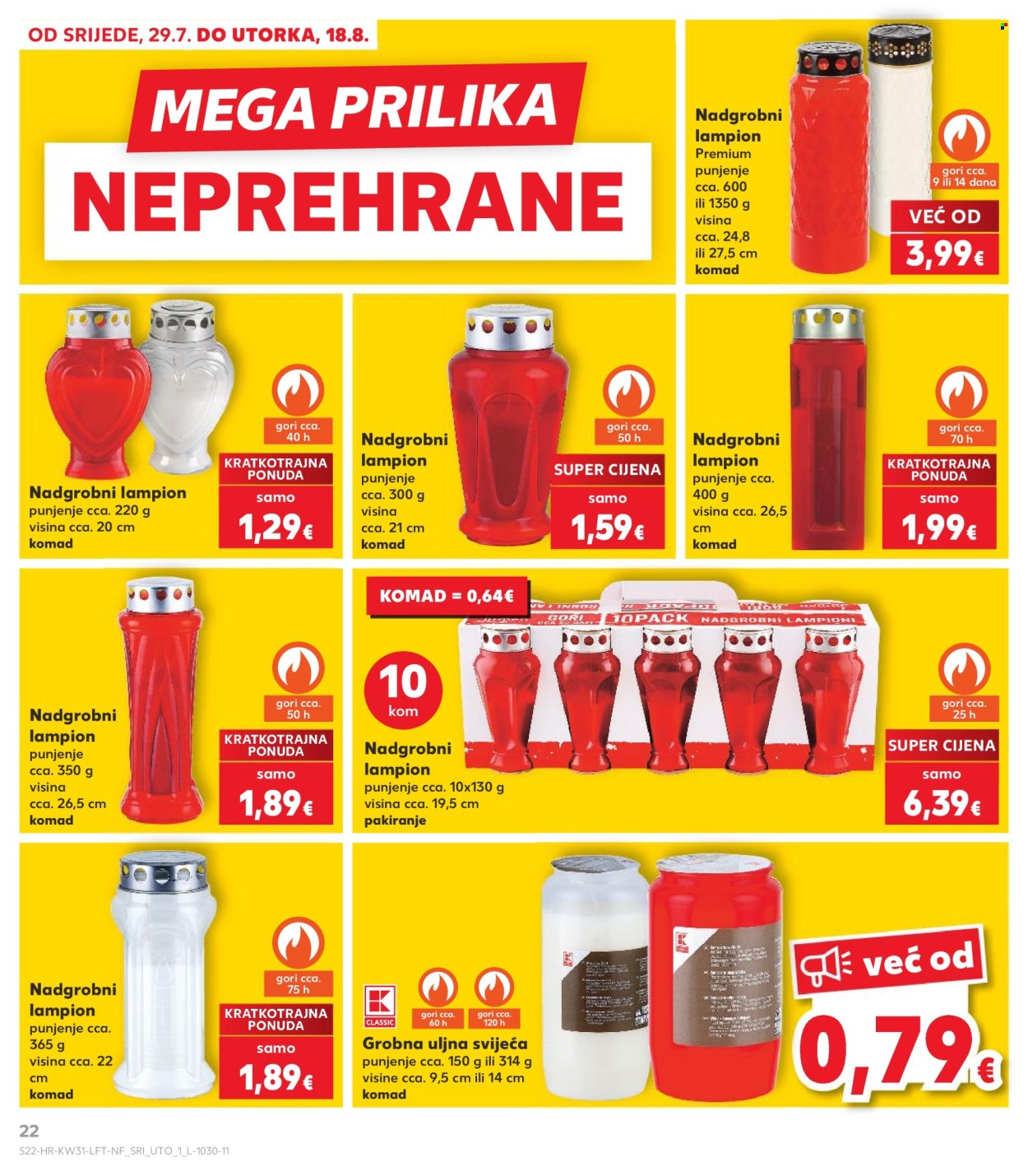 Kaufland katalog - 29.07.2026. - 05.08.2026. Stranica 22