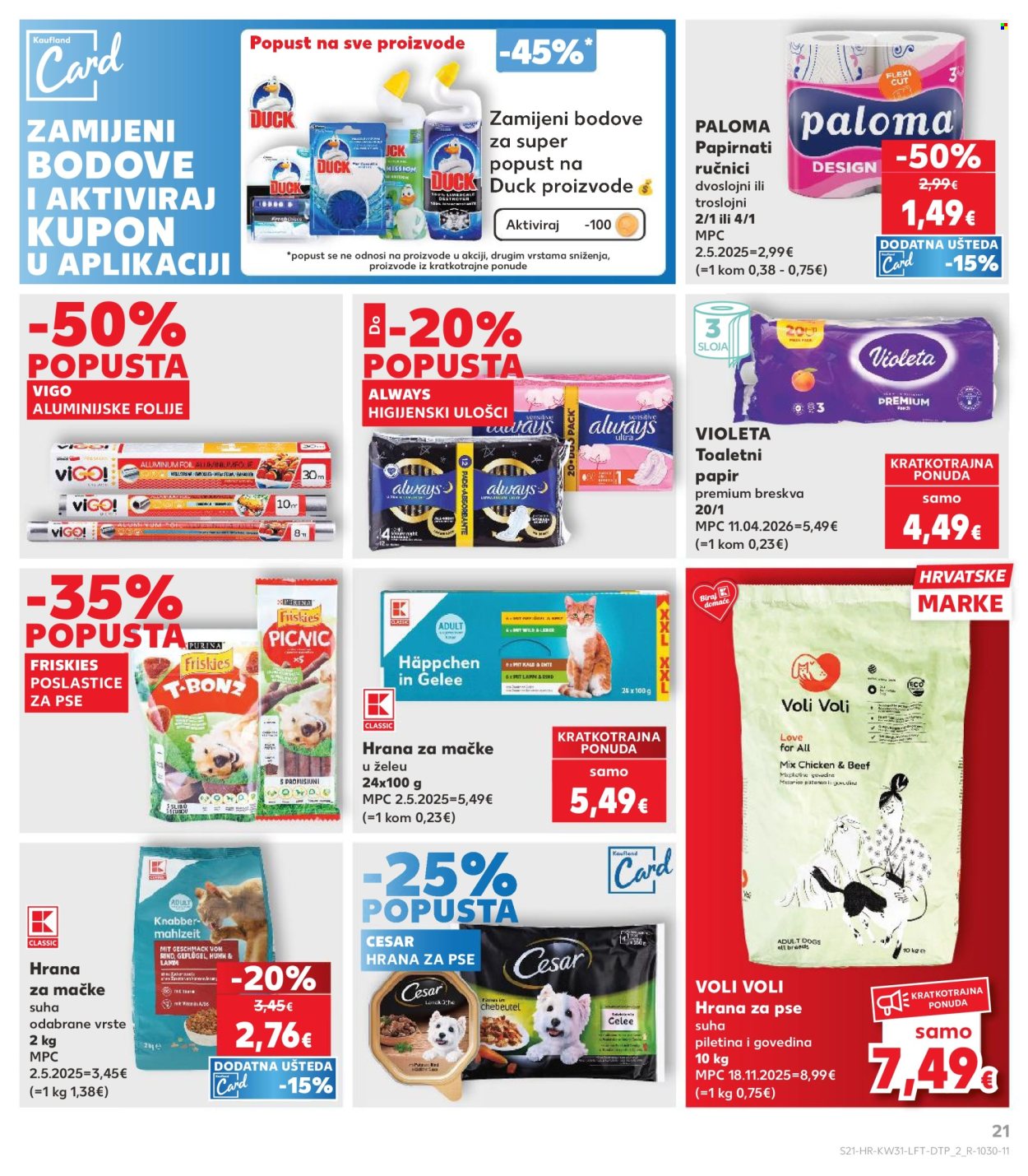 Kaufland katalog - 29.07.2026. - 05.08.2026. Stranica 21